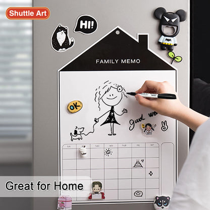 Shuttle Art Dry Erase Markers, 120 Pack Black Whiteboard Markers with 2 Erasers,Chisel Tip Dry Erase Markers, Perfect For Writing on Whiteboards, Dry-Erase Boards,Mirrors for School Office Home