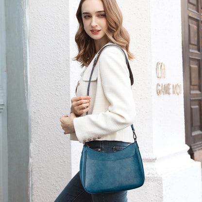 APHISON Crossbody Bags for Women Trendy, Leather Crossbody purse with Adjustable Strap, Women's Crossbody Shoulder Handbags