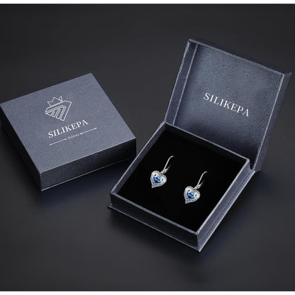 Horse Earrings for Women 925 Sterling Silver Celtic Horse Dangle Earrings with Crystals Animal Jewelry Gifts for Women