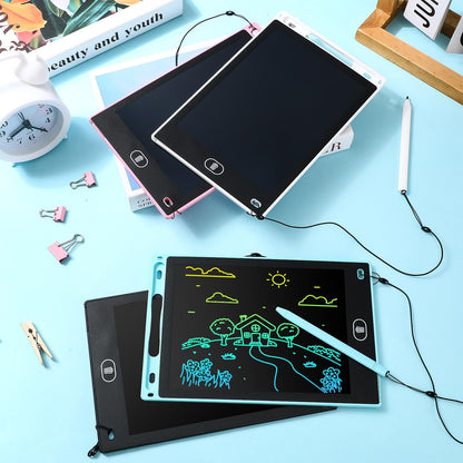 Zhehao 20 Pack LCD Writing Tablet for Kids: 8.5 Inch Colorful Drawing Doodle Boards - Reusable Erasable Doodle Board Educational Learning Toys Gifts for Toddlers Ages 3-8 Party Favors(Pastel,Cute)