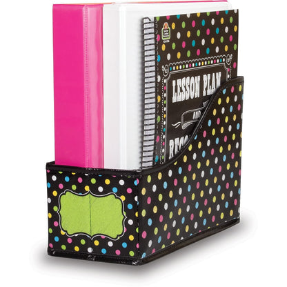 Teacher Created Resources Chalkboard Brights Book Bin, Multicolor, 8" x 5" x 11"