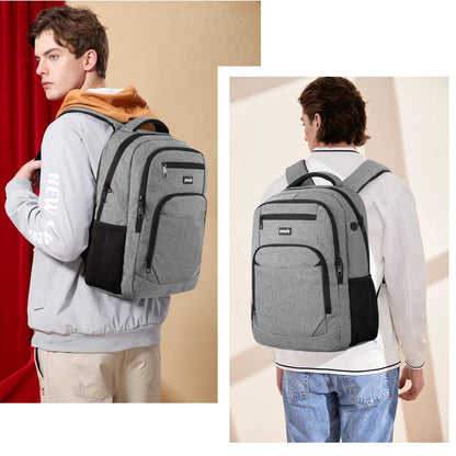 Paude Backpack School,17.3 Inch Travel Laptop Backpack,Bookbag for Teen Boys College Backpack with USB Charging Port,Waterproof