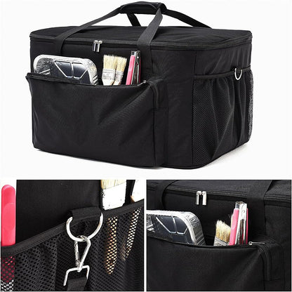 Gawinco Carry Bag for Ninja Pizza Oven OO100 Series, Water-Resistant Padded Carrying Case with Multi-Pockets and Shoulder Straps, Black