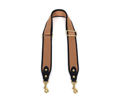 GOXTECH Purse Strap Replacement Crossbody Handbag Stripe Wide Adjustable (Brown -Bag Strap)