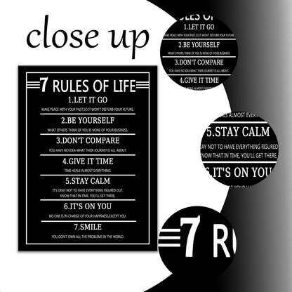 Motivational Canvas Wall Art Home Decor Inspirational Entrepreneur Quotes Poster Print Modern Positive Theme Painting Artwork for Teens Room Office Bedroom Wall Picture Ready to Hang [18''Wx24''H]