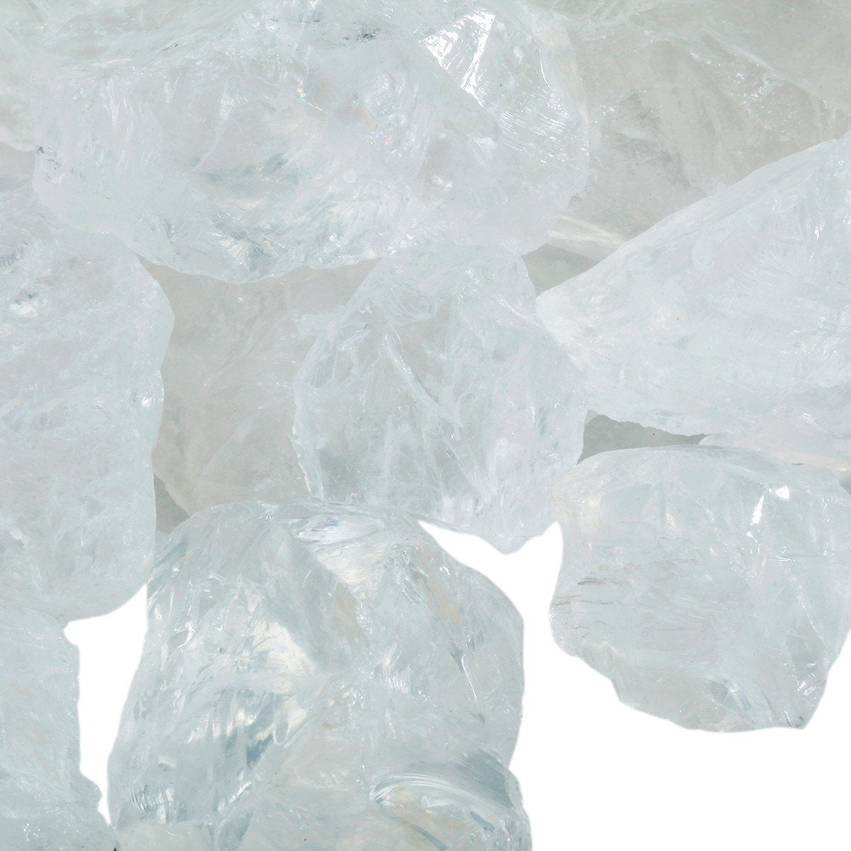 rockcloud 1 lb Natural Crystals Raw Rough Stones for Cabbing,Tumbling,Cutting,Lapidary,Polishing,Reiki Crytsal Healing,Clear Crystal Rock Quartz