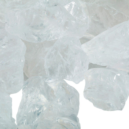 rockcloud 1 lb Natural Crystals Raw Rough Stones for Cabbing,Tumbling,Cutting,Lapidary,Polishing,Reiki Crytsal Healing,Clear Crystal Rock Quartz