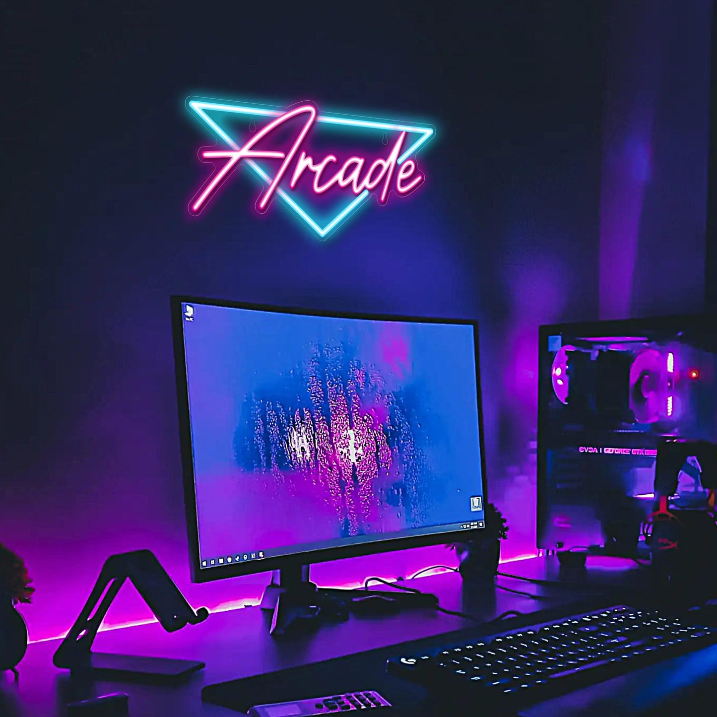 Kavaas Gamer Neon Sign, Game Controller LED Sign for Gaming Room Decor - Game Neon Sign for Teen Boy Room Decor - Best Gamer Gifts for Boys, Kids