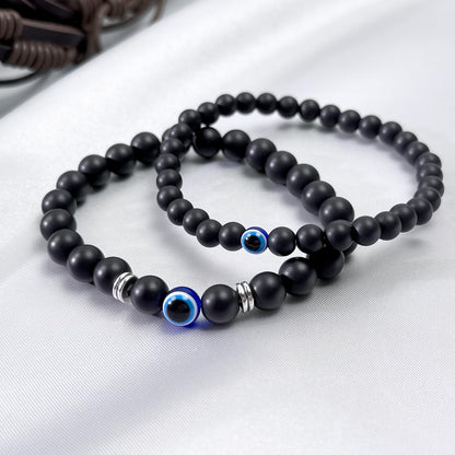 31Pcs Braided Leather Bracelets for Men Women Punk Wrap Cuff Bracelets Hemp Cords Wood Beads Ethnic Tribal Handmade Wrap Wristband Gothic Evil Eye Bracelets Set Adjustable Skull Skeleton Accessories