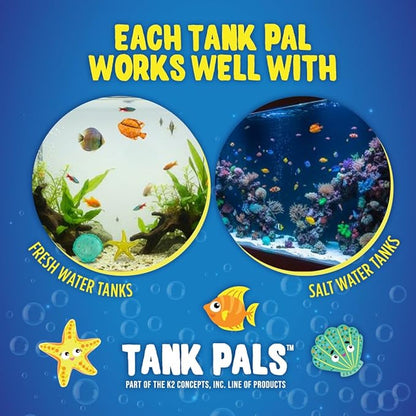 Clarence the Clarifier Fish - 6 pk, Orange - Aquarium Treatment, Clear Cloudy Fresh-Saltwater, Fish-Plant Safe, 10gal Tank Maintenance Each