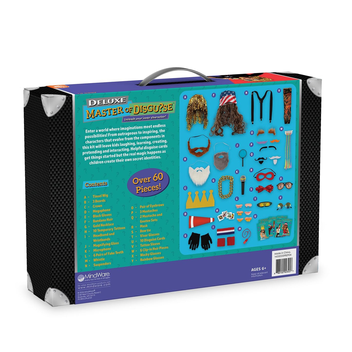 MindWare Deluxe Master Of Disguise Kit For Kids With Over 60 Pieces