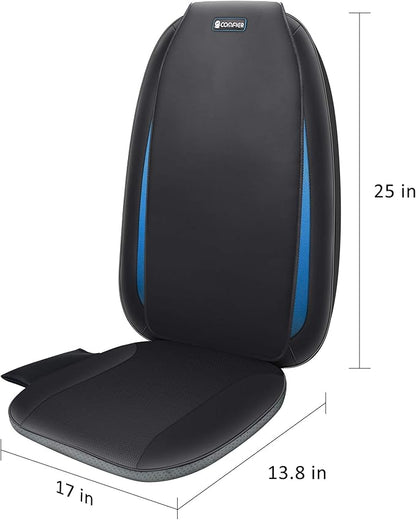 COMFIER Shiatsu Back Massager with Heat, Chair Massage Pad for Back Pain Relief,Massage Seat Cushion for Home or Office Chair Use,Gift for Men,Women