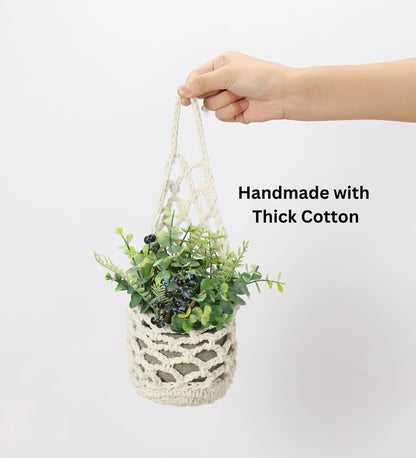 Shineloha 3 Packs Hanging Planters for Indoor Plants up to 4 in., Wall Plant Holder | Plant Hanger Indoor, Wall Planters for Indoor Plants, Hanging Plant (3PK, for 4 inch Pot)
