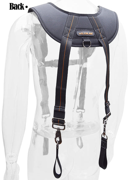 WELKINLAND Tool belt suspenders for men, Nail bag suspenders, Tool bag construction suspenders carpenter