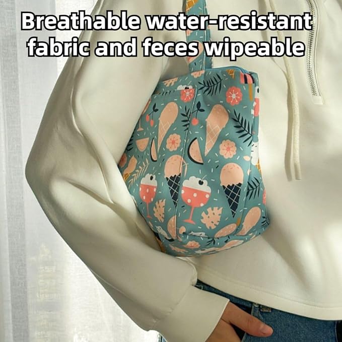 Warm Bird Carrier Bag for Winter Shoulder/Hand Bag Outdoor Portable Travel Carrier with Air Holes for Parakeets Lovebirds Conures Quarkes Caique (Grey,Small)