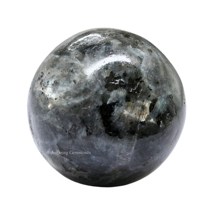 Amazing Gemstone Larvikite Crystal Ball - 1" Inches Crystal Sphere Meditation Balls for Witchcraft and Decorative Balls - Crystals and Healing Stones Beginners Gift (Pack of 1)