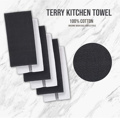 LANE LINEN Kitchen Towels and Dishcloths Sets