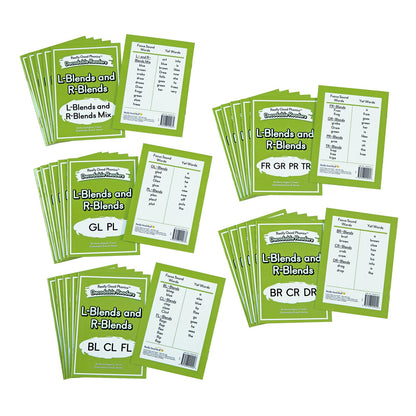 Really Good Phonics Decodable Readers - L- and R-Blends and Three-Letter Blends Book Set - Educational Toys, Reading Games for Kids, Learning Activities, Homeschool & Classroom Must Haves