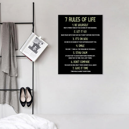 Motivational Canvas Wall Art Inspirational Entrepreneur Quotes Poster Print Positive Theme Picture Painting Wall Decor Artwork for Modern Home Teens Room Office Stretched and Framed [18''Hx24''W]