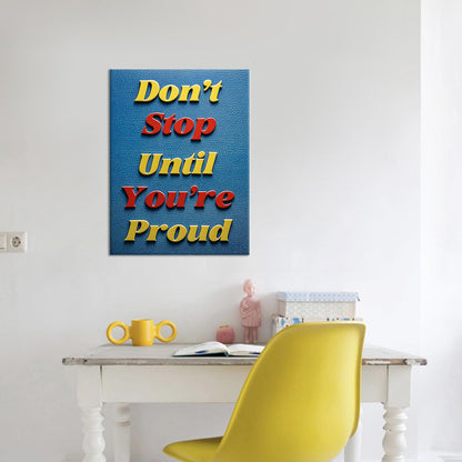 Motivational Canvas Wall Art Positive Entrepreneur Affirmation Print Poster Motivational Quotes Picture Painting Wooden Framed for Office Home School Wall Decoration Stretched and Framed [18''Wx24''H]