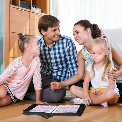 Card Binder 9 Pocket, 900 Pockets Card Holder Compatible with Game Cards Gift for Girls and Boys, Trading Card Binder Album Case Book Storage For Photocards, Large,Black