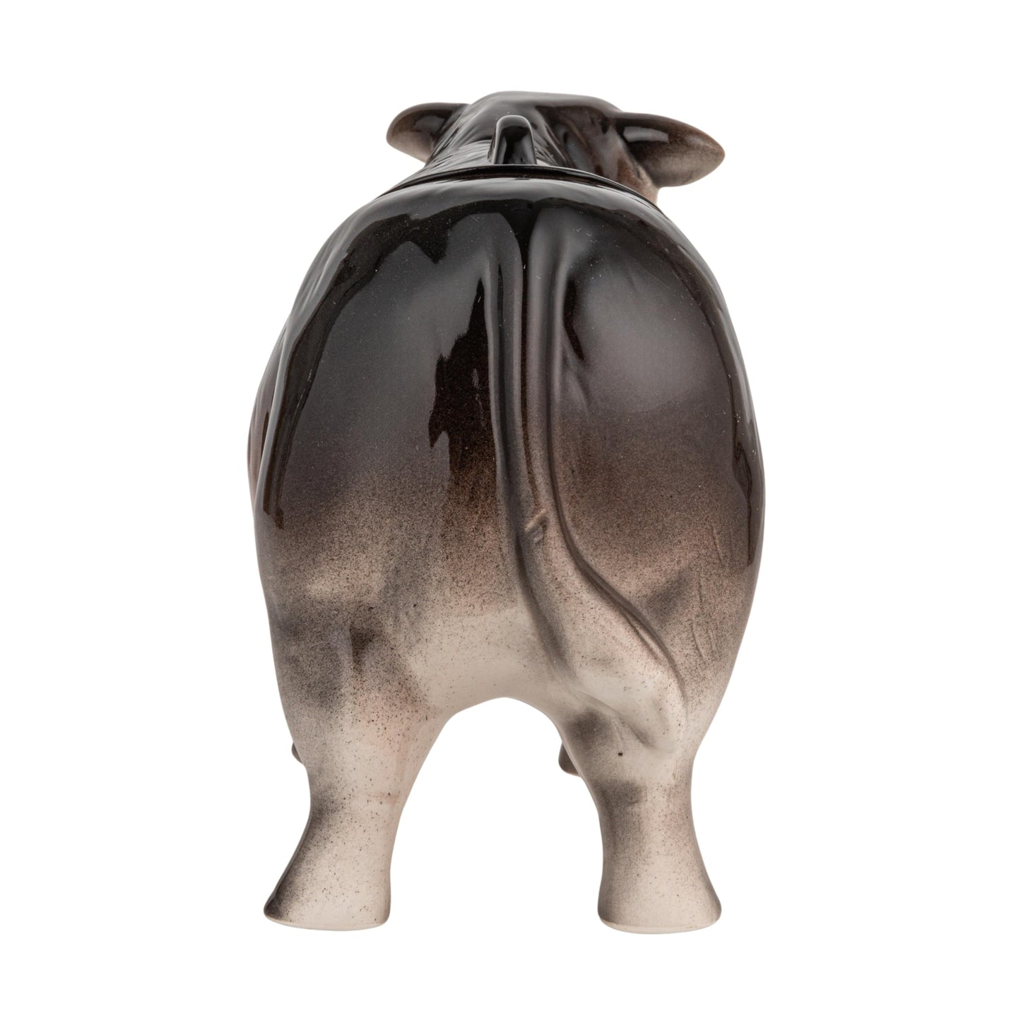Creative Co-Op Vintage Ceramic Cow Shaped Cookie Jar