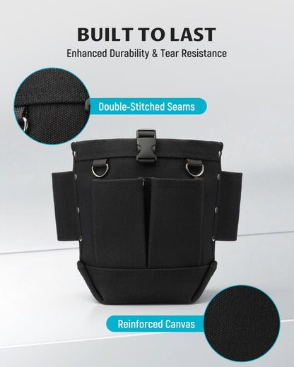 Lichamp Bull Pin and Spud Wrench Holder, Construction Tool Belt Pouches Bolt Bag for Iron Work