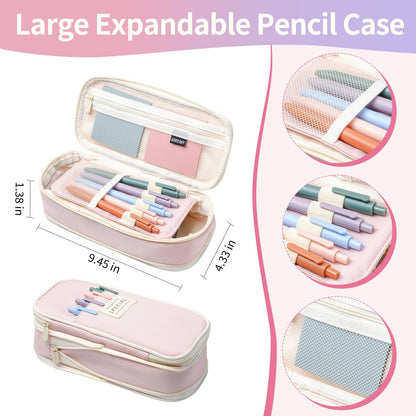 KOPKOFT Bible Study Supplies, Bible Journaling Kit for Women with Journal, Pen Case, Tabs, Highlighters and Pens, Bible Accessories Set for Women Students Beginner, Christian Gifts (Pink)