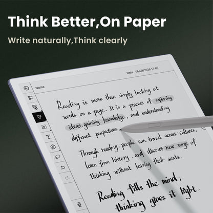 VIWOODS Upgraded Bundle with AiPaper, Stylus Pro and 5 Nibs, Carta 1300 AI E Ink Tablet, 10.65'' 300PPI Electronic Notebook with Pen, Ultra-Thin 4.5mm, Lightweight 370g, 128GB Note-Taking Device