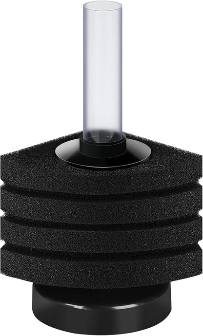 AQUANEAT Aquarium Bio Corner Sponge Filter, for Breeding Shrimp Nano Fish Tank, up to 10Gal