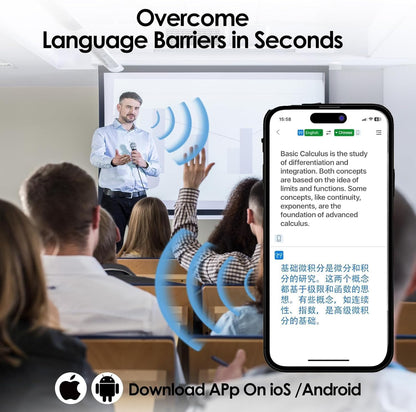 AI Language Translation Earbuds, OWS LCD Touchscreen Real-Time Translator for 144 Languages & Accents Includes Free Subscription Translation Device Earphones for Travel Business Learning, Black 7