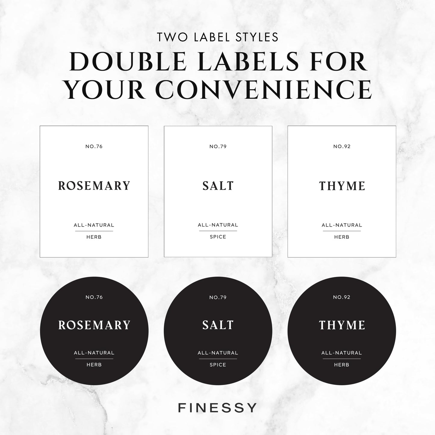 FINESSY Bamboo Glass Spice Jars with Labels and Shaker Lids Clear Empty 4oz 24 Pack Bottles Set, Glass Spice Containers with Labels, Seasoning Organizer Jars