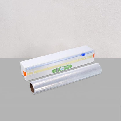 PATIKIL 4pcs Plastic Wrap Cutter, 19in Plastic Wrap Slide Cutter Snap Card Slot Installation Replacement for Aluminum Foil Wax Paper Parchment Paper Wrap Dispenser, Blue