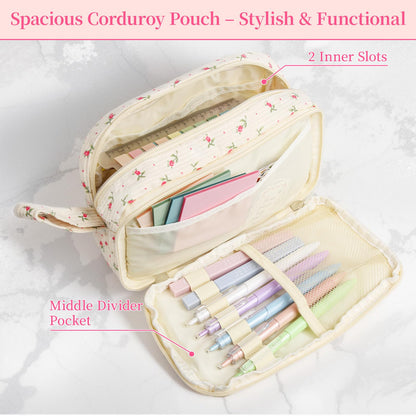 Bible Study Supplies Journaling Kit for Women,Bible Study Kit with Highlighters No Bleed,Journal Notebook Tabs Large Pencil Case, Accessories Set for Women Teens Beginner, Christian Gifts (Pink)