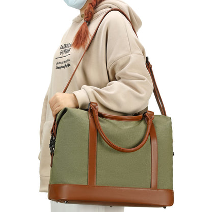 Bluboon Travel Tote Bags with Zipper Ladies Canvas Bag Weekender Overnight Bag for Women Carry on Duffel Bag Trolley Sleeve