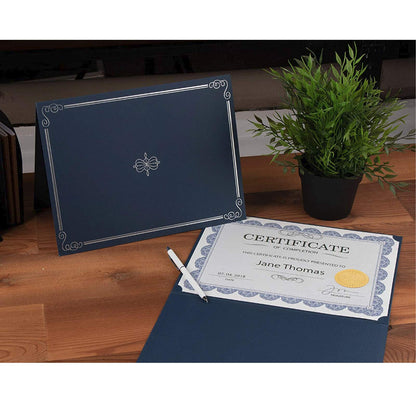 CRASPIRE 100pcs Gold Foil Certificate Seals - Mustang Embossed Gold Certificate Seals 2" Round Self Adhesive Embossed Stickers for Invitations, Graduation, Monogram