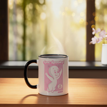 Casper the Friendly Ghost Get Spooked Ceramic Mug, Black/White