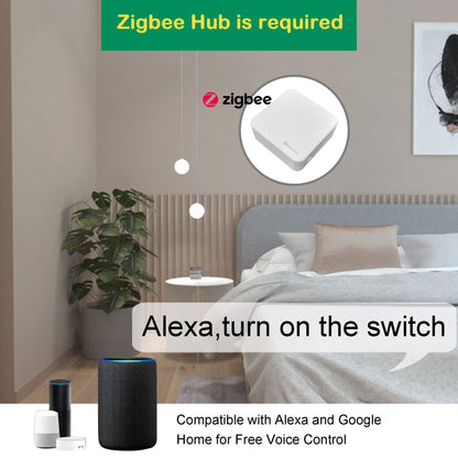 Zigbee Smart Switch no Neutral Required | 4 Pack Smart Light Switch Compatible with Alexa and Work with Google Home, Smart Home Devices