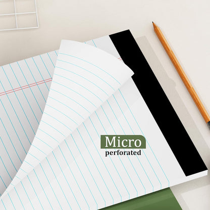 720 Sheets Legal Pads 8.5 x 11 College Ruled White Paper Note Pads 24 Pack Clear Print Writing Pads 8x11 Legal Pads Narrow Ruled Pads of Paper