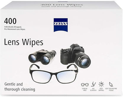 ZEISS Pre-Moistened Alcohol Wipes, Glasses Cleaner