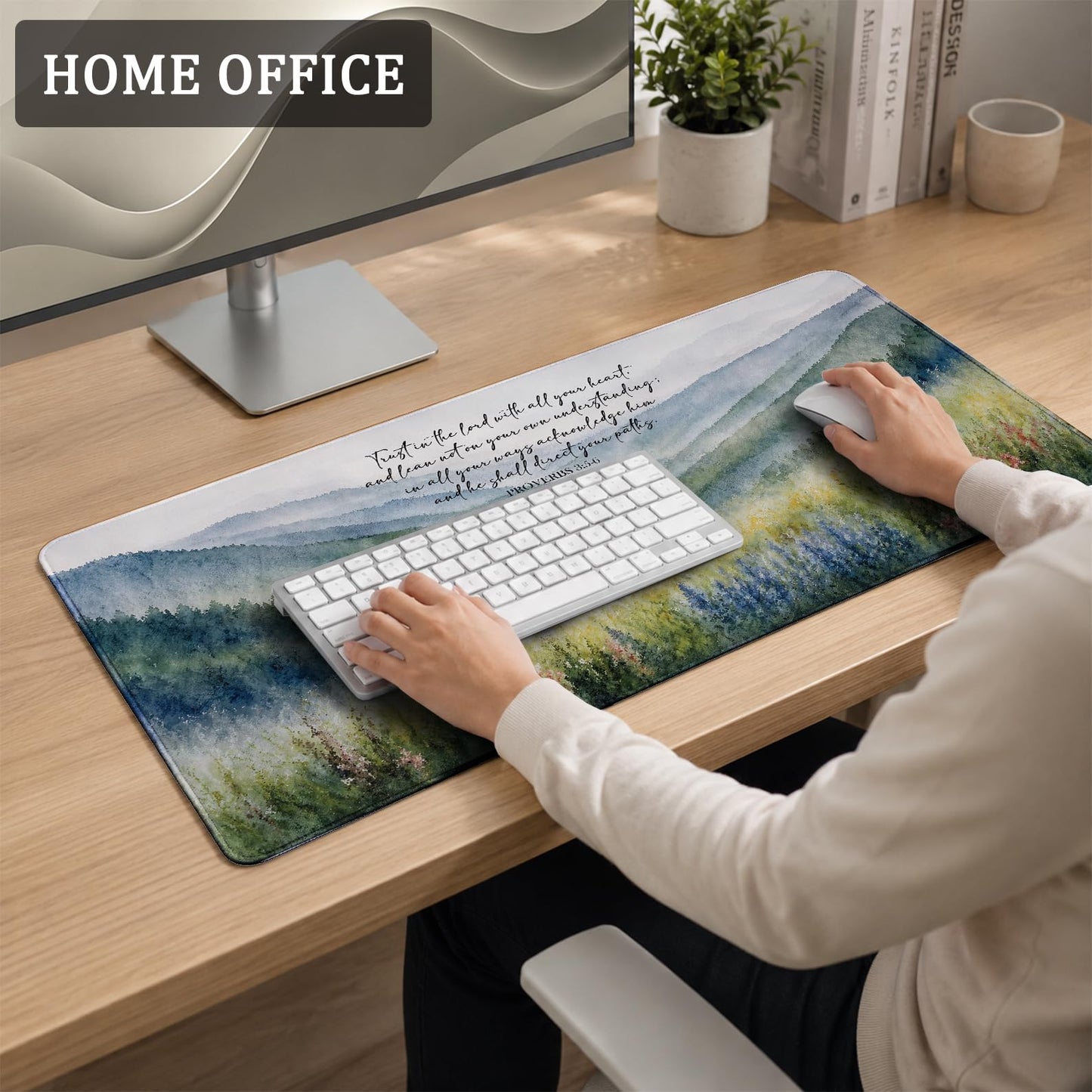 gsgfdshf Bible Verse Christian Large Mouse Pad 31.5x15.7 in