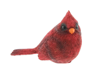 The Bridge Collection Small Realistic Cardinal Resin Bird Figurine Unique Animal Statue Seasonal Home Decor Accent