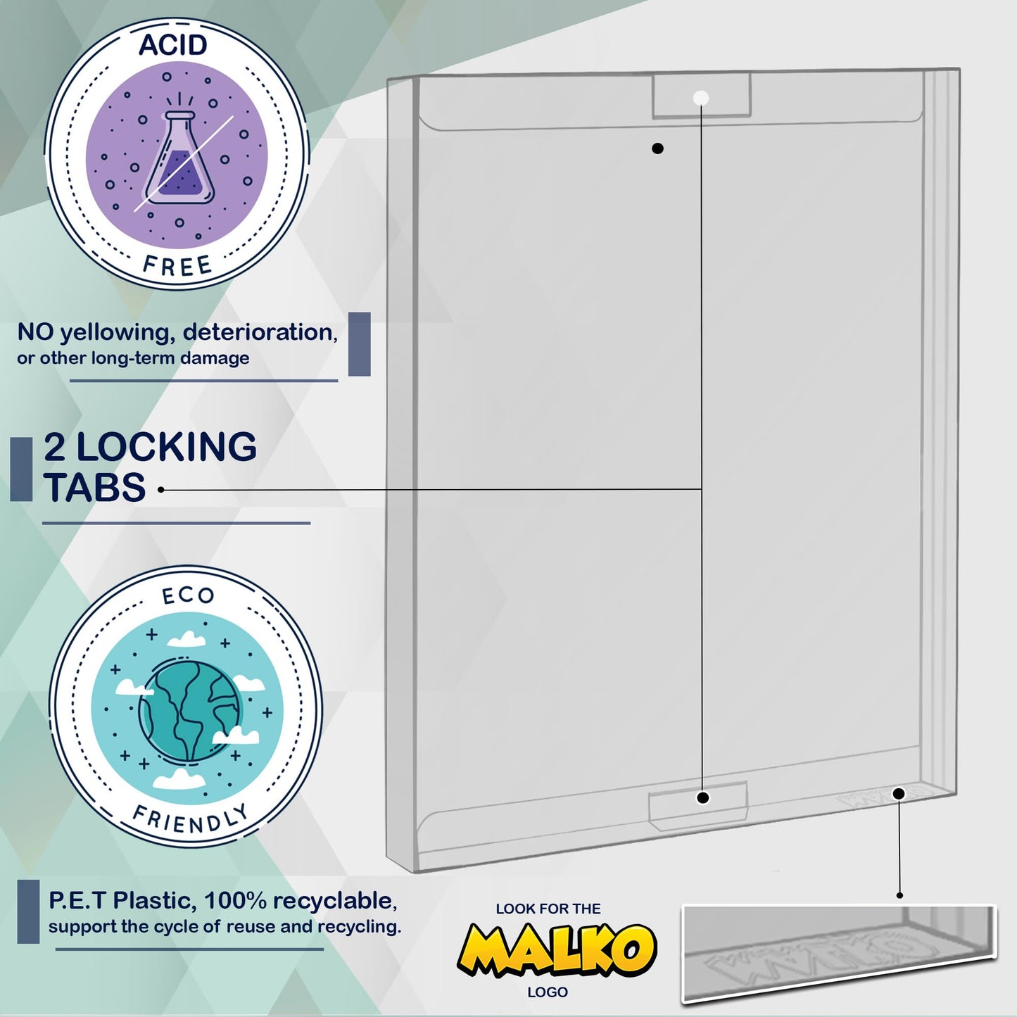 MALKO 10 Pack Steelbook Protector Case. Compatible with: 4K UHD | Blu-Ray | Arrow Video w/Slipcover | Criterion Blu Ray Case | PS3 PS4 PS5 Games & Steelbooks