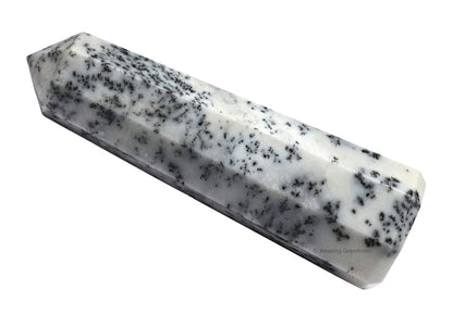 Amazing Gemstone Dendrite Opal Crystal Towers - Natural Healing Crystal Point Obelisk for Reiki Healing and Crystal Grid (3" to 4" INCH)