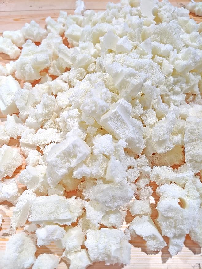 eConsumersUSA Organic Shredded Latex Foam 5lbs, 10lbs, 20lbs, 40lbs Made in USA 5 Pounds