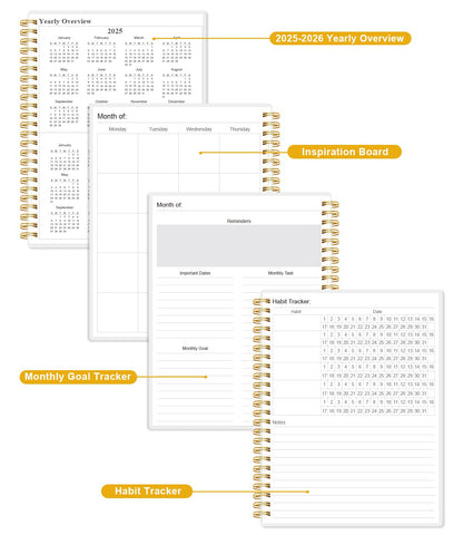 Academic Planner for 2026-2027 or Anytime - Undated Weekly Student Planner For Homeschool, High School, College & Nursing Students, 200 Pages, 8.5" x 11", Green