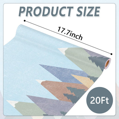 Moving Mountains Bulletin Board Paper Roll Mountain Bulletin Board Background Paper Back to School Classroom Decor Poster for Art Craft DIY Projects Home Office Classroom Party Supplies 17.7in x 20ft