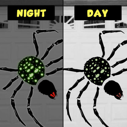 ROESIS 70" Halloween Garage Door Decorations Magnets Large Spider, Garage Door Halloween Decorations Magnetic Stickers for Garage Doors, Metal Surfaces, Cars