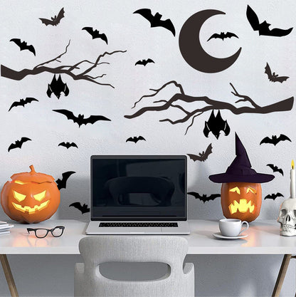 Halloween Bat Wall Decals Halloween Wall Decals Bat Window Decor