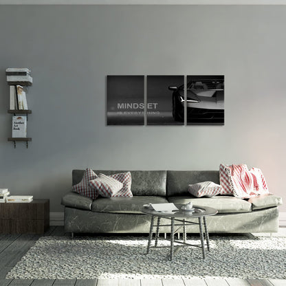 KAWAHONE Canvas Painting Wall Art, Grind Hustle Execution Motivational Wall Art Decoration Posters Prints for Living Room Bedroom, Office Decor, Gallery-Wrapped Canvas Art Set Framed Ready to Hang